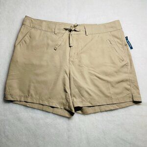 NWT Magellan Outdoors Womens Khaki Fish Gear Falcon Lace Outwear Shorts Size 1X